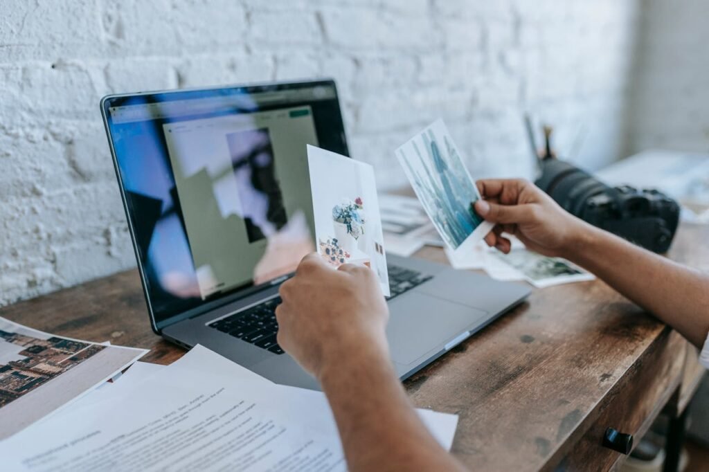 image of man working on laptop